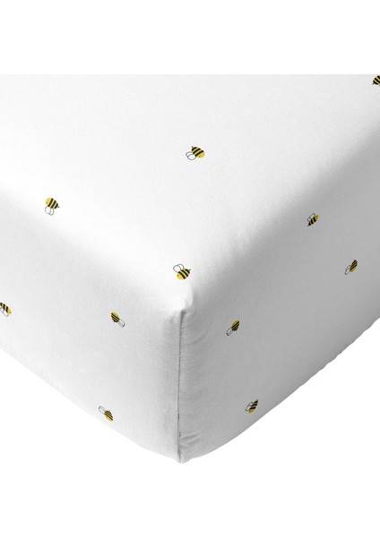 Happy Bee 100% Pamuk Saten Lastikli Bebek/çocuk Çarşafı - 100 x 200 cm modelleri