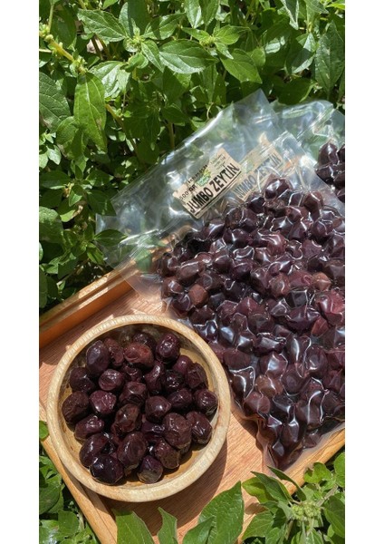 Yağlı Siyah Sele Zeytin (Jumbo) 500 gr