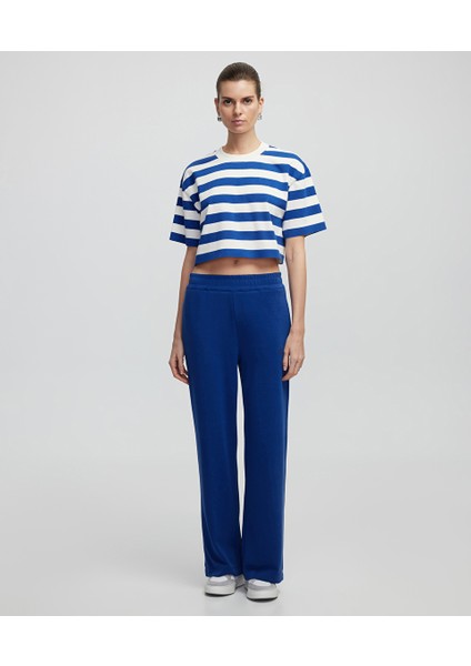 Çizgili Crop Tişört IS1250070106020