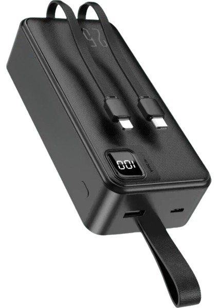 Powerbank Cihazı 30.000 Mah 22,5 W Süper Hızlı Type-C ve Ligthining
