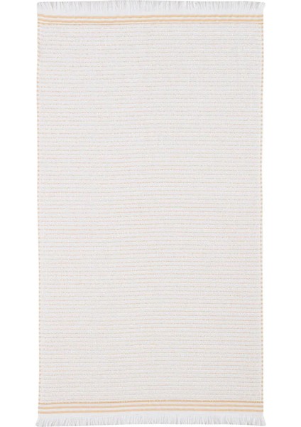 Lcw Eco Beyaz Nakışlı Banyo Havlusu 70 x 140