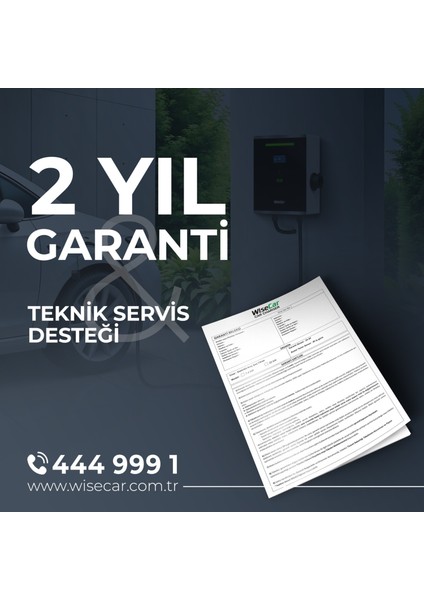 22kW Elektrikli Araç Şarj Cihazı Standlı (Kablolu ve Kart Okuyucu Özellikli) fırsatları