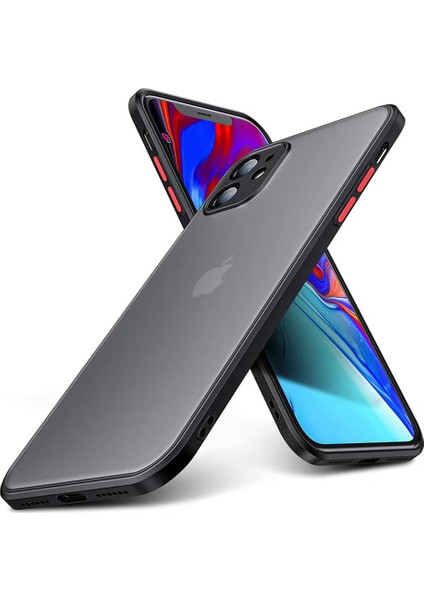 Apple iPhone 16 London Serisi Darbeye Dayanıklı Kılıf - Siyah AL3415