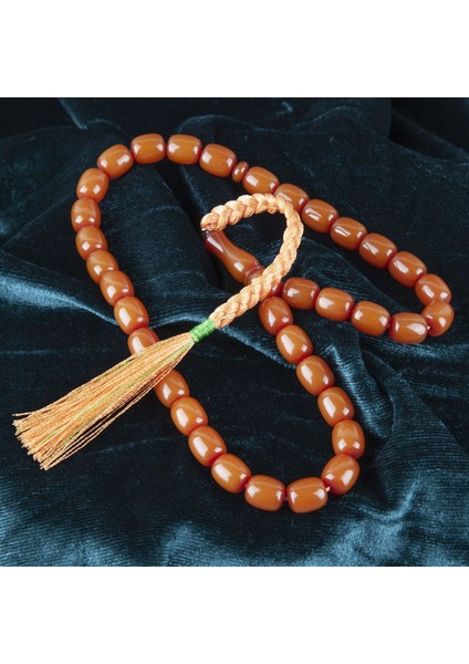 Sıkma Kehribar Tombul Kapsül Kesim 8.5X10MM Tesbih fiyatları