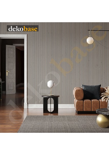 100X240 cm Beyaz Renk Akustik Ahşap Duvar Paneli fırsatları