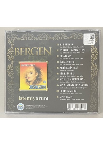 Bergen – İstemiyorum (Orjnal Dönem Baskı Cd)
