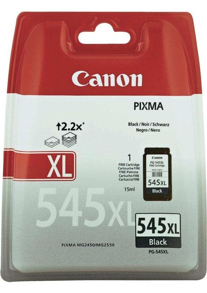PG-545XL Black Siyah Mürekkep Kartuş MG2450-2455-2550
