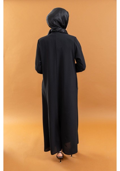 6208 Bsn Detaylı Ferace Siyah indirimleri