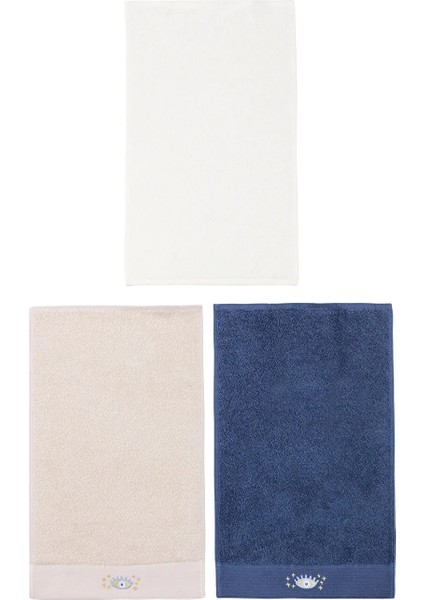 3’lü Göz Nakışlı Pamuklu El Havlusu 30 x 50 cm fiyatları