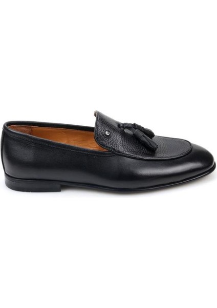 114005 Premıum Erkek Püsküllü Klasik Deri Ayakkabı