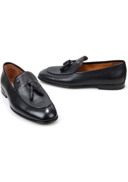 114005 Premıum Erkek Püsküllü Klasik Deri Ayakkabı indirimleri