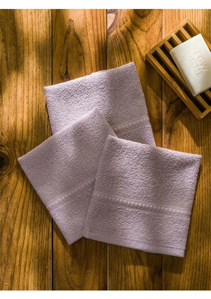Lcw Eco Mor Düz Pamuklu El Havlusu 3'lü 30 x 30 cm fırsatları