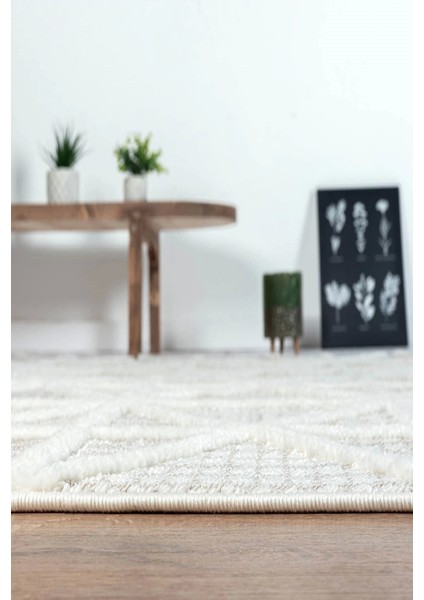 Beyaz Bej Bukleli Yumuşak Peluş Shaggy Dokuma Çocuk Odası Oturma Odası Salon Mutfak Halısı fırsatları