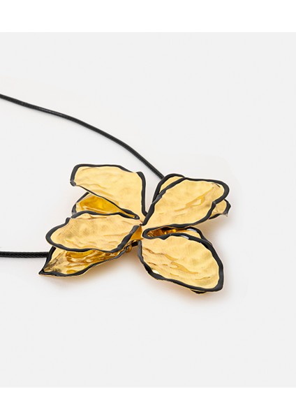 Çiçekli Choker Kolye IS1250051009265