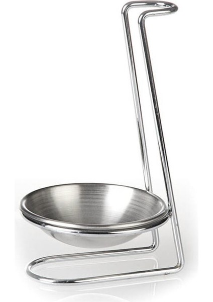 Çelik 2 Parça Mutfak Tezgah Üstü Kepçe Tutucu Kaşıklık CIN936