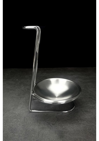 Çelik 2 Parça Mutfak Tezgah Üstü Kepçe Tutucu Kaşıklık CIN936 modelleri