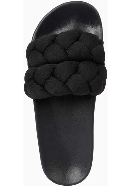 Braided Slide Flip Flops Terlik