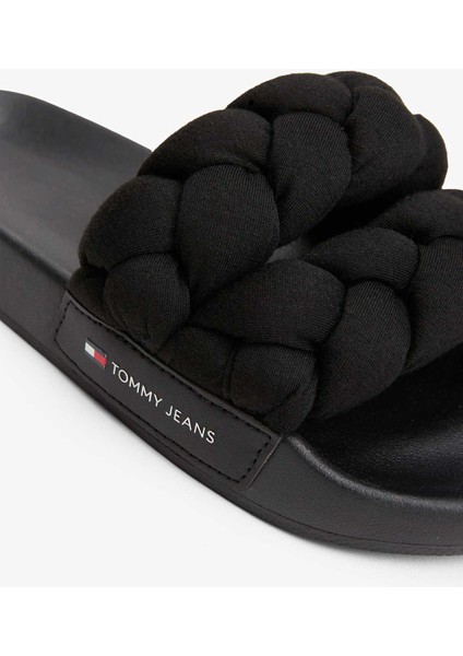 Braided Slide Flip Flops Terlik