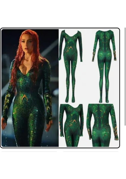 Cosplay Kostüm, Kadın Aquaman Yetişkin Deluxe Mera Cosplay Kostümü, Aquaman Cosplay indirimleri