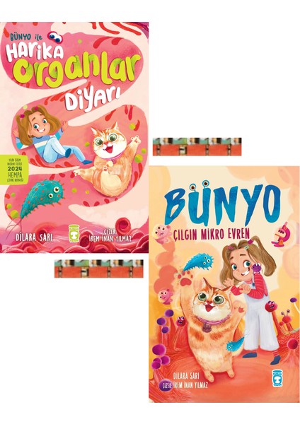 Bünyo ile Harika Organlar Diyarı / Çılgın Mikro Evren (2 Kitap) - Dilara Sarı