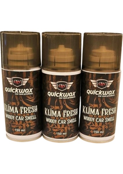 3'lü Kampanya Klima Koku Giderici Woody Car Smell