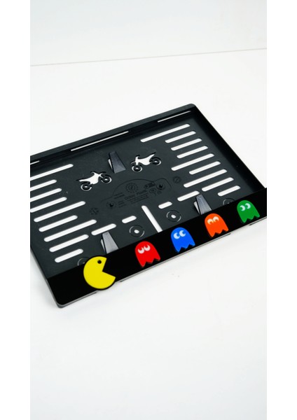 Pacman 3D Pleksi Motor Plakalık