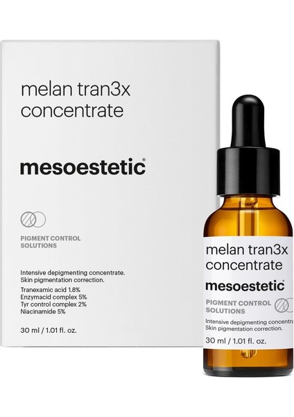 Melan TRAN3X Concentrate Serum 30 ml Pıgment Control Solutıons