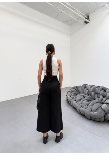 Kadın 230 gr Poly Viscose Full Likra Metal Toka Aksesuarlı Pantolon fiyatları