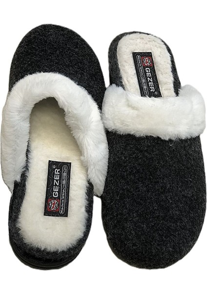 Tüylü Keçe Materyal Iç Kısmı Çıkarılabilir Yıkanabilir Bayan Ev Terliği fırsatları