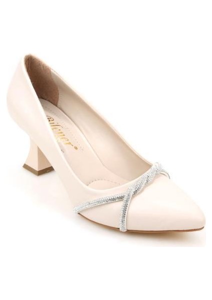 Blnr 02938 Kadın Topuklu Büyük Numara Stiletto Ayakkabı