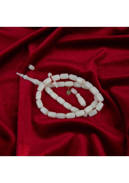 Katalin Beyzi Kesim 7X11 mm Tesbih - Beyaz modelleri
