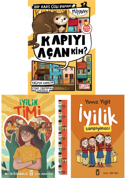 İyilik Timi / Kapıyı Açan Kim? / iyilik Şampiyonası (3 Kitap)