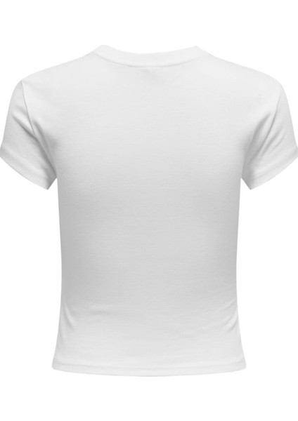 Onlelına S/s O-Neck Short Top Jrs Noos Beyaz fiyatları