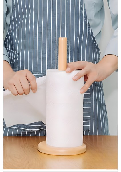 Yeni Model Bambu Dikey Mutfak Kağıt Havlu Tutacağı, Bambu Peçetelik, Havlu Peçetelik Mutfak Düzenleyici RR0000MK