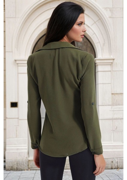 Haki Uzun Kollu, Klasik Kesim Gömlek fiyatları