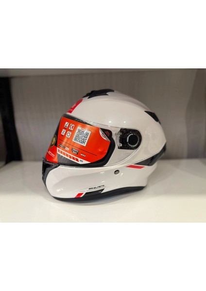 Kask mt Helmets Targo S Solid Parlak Beyaz