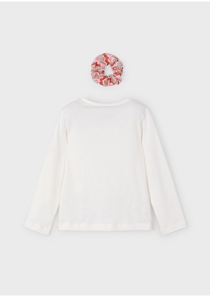 Kız Çocuk Sweatshirt ve Toka Set