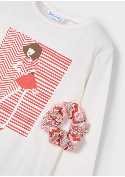 Kız Çocuk Sweatshirt ve Toka Set