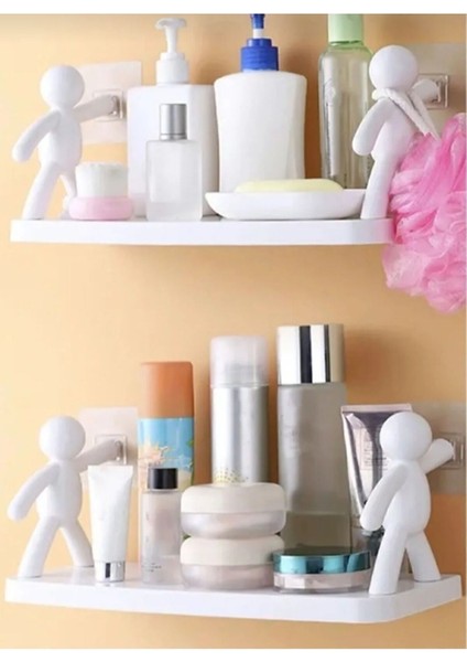 1 Adet Kendinden Yapışkanlı Craft Banyo Baharatlık Organizer Düzenleyici 1 Raf