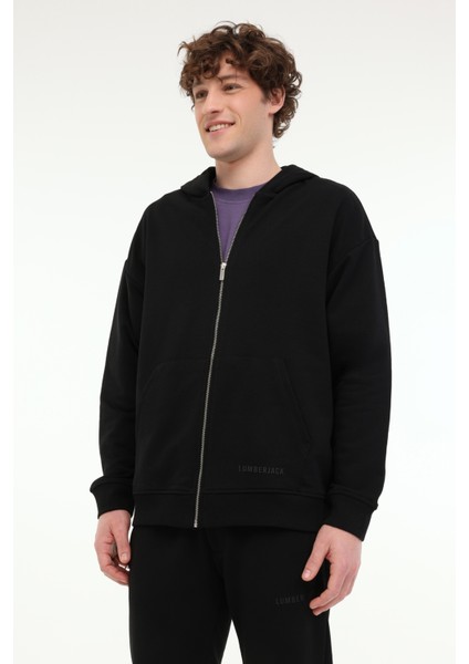 MB Ros 18HS112 5fx Siyah Erkek Eşofman Üstü