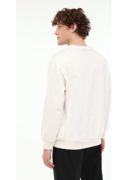 MB SN75 C Neck Sw 5fx Ekru Erkek Sweatshirt fiyatları