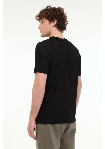MB CT110 Pm C Nk T-Sh 5fx Siyah Erkek Kısa Kol T-Shirt