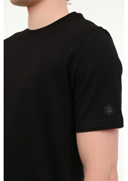MB CT110 Pm C Nk T-Sh 5fx Siyah Erkek Kısa Kol T-Shirt