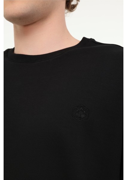 MB SN75 C Neck Sw 5fx Siyah Erkek Sweatshirt fırsatları