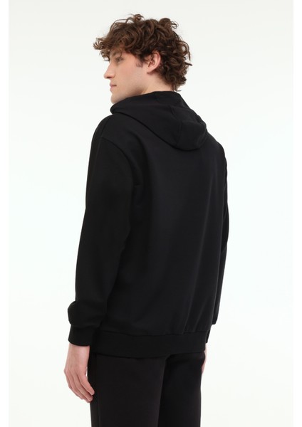 MB SN73 Hoodıe 5fx Siyah Erkek Sweatshirt