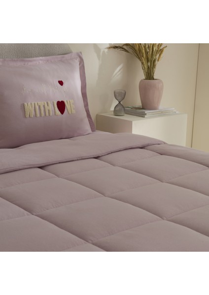 With Love Çift Kişilik Comfort Set Pembe