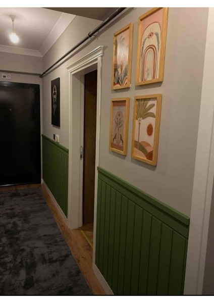 Dekoratif Boyanabilir Duvar Çıtası Duvar Paneli 105X54 1 Adet 6mm Mdf ,duvar Paneli