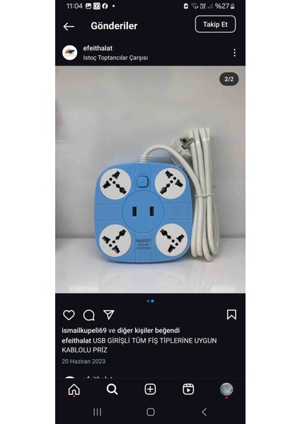 USB Girişli Akım Koruyucu