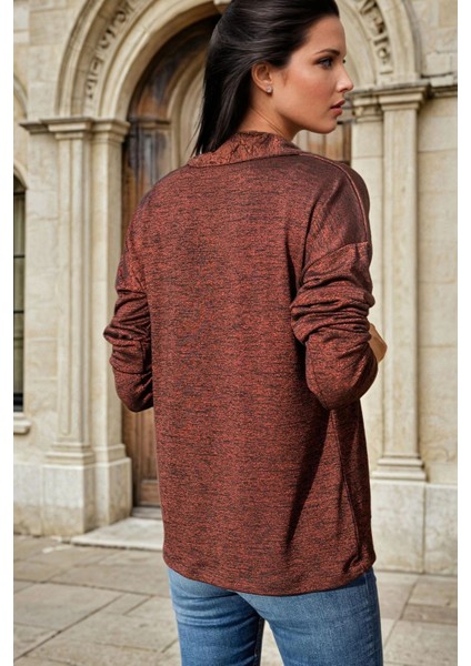 Bordo, Polo Yaka, Rahat Kesim, Uzun Kollu, Bluz