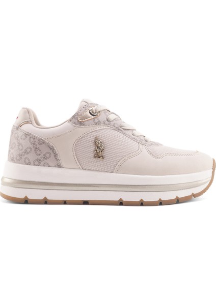 Shery 5fx Bej Kadın Sneaker